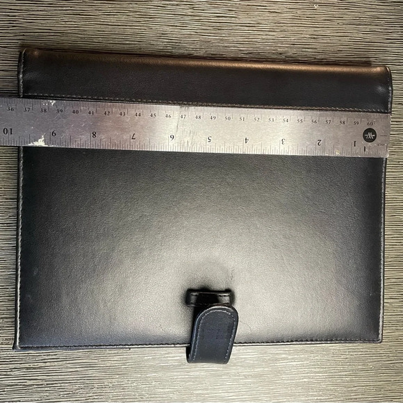 Executive leather folio organizer folder - Picture 4 of 7